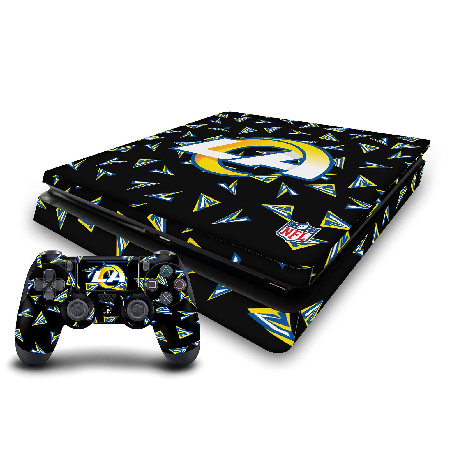Skin PS4 Slim Los Angeles Rams pour protéger de la poussière et des rayures