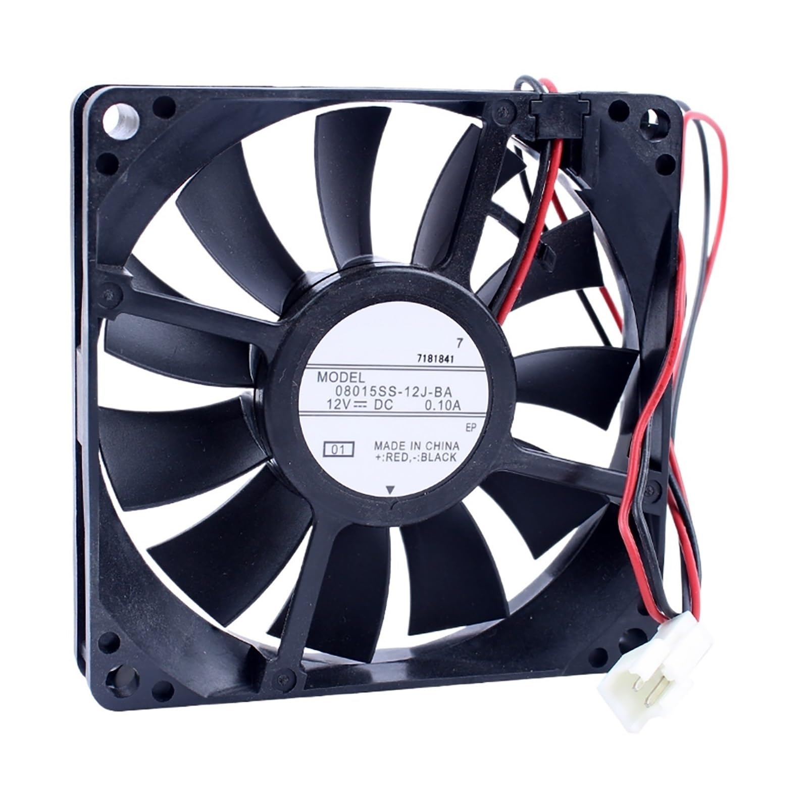 LZIKKGKI 08015SS-12J-BA 12V 0.10A 8015 cooling fan