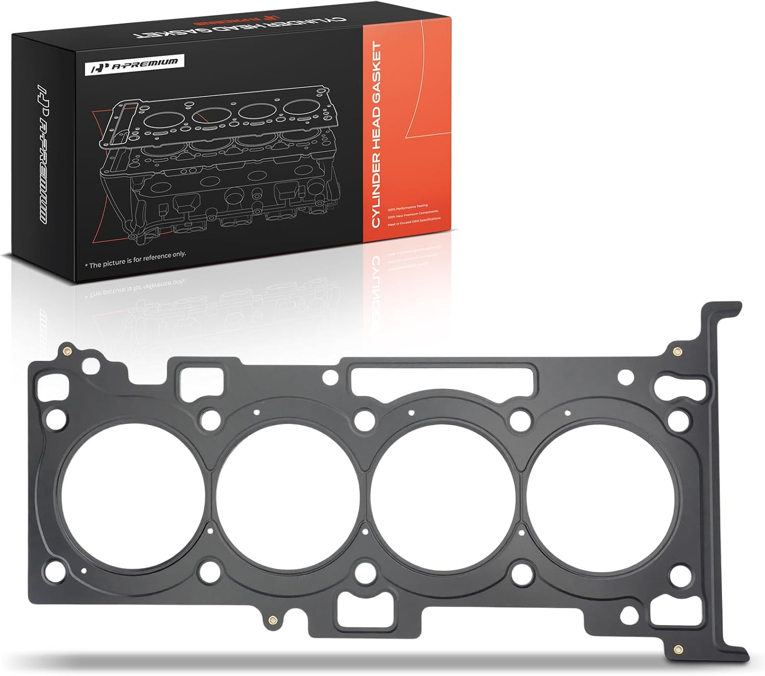 A-Premium L4 Engine Cylinder Head Gasket Compatible with Jeep Compass Patriot 2.0L 2.4L & Dodge Journey 2.4L, Avenger 2.4L, Caliber & Chrysler 200, Sebring & Mitsubishi Outlander, Lancer, RVR