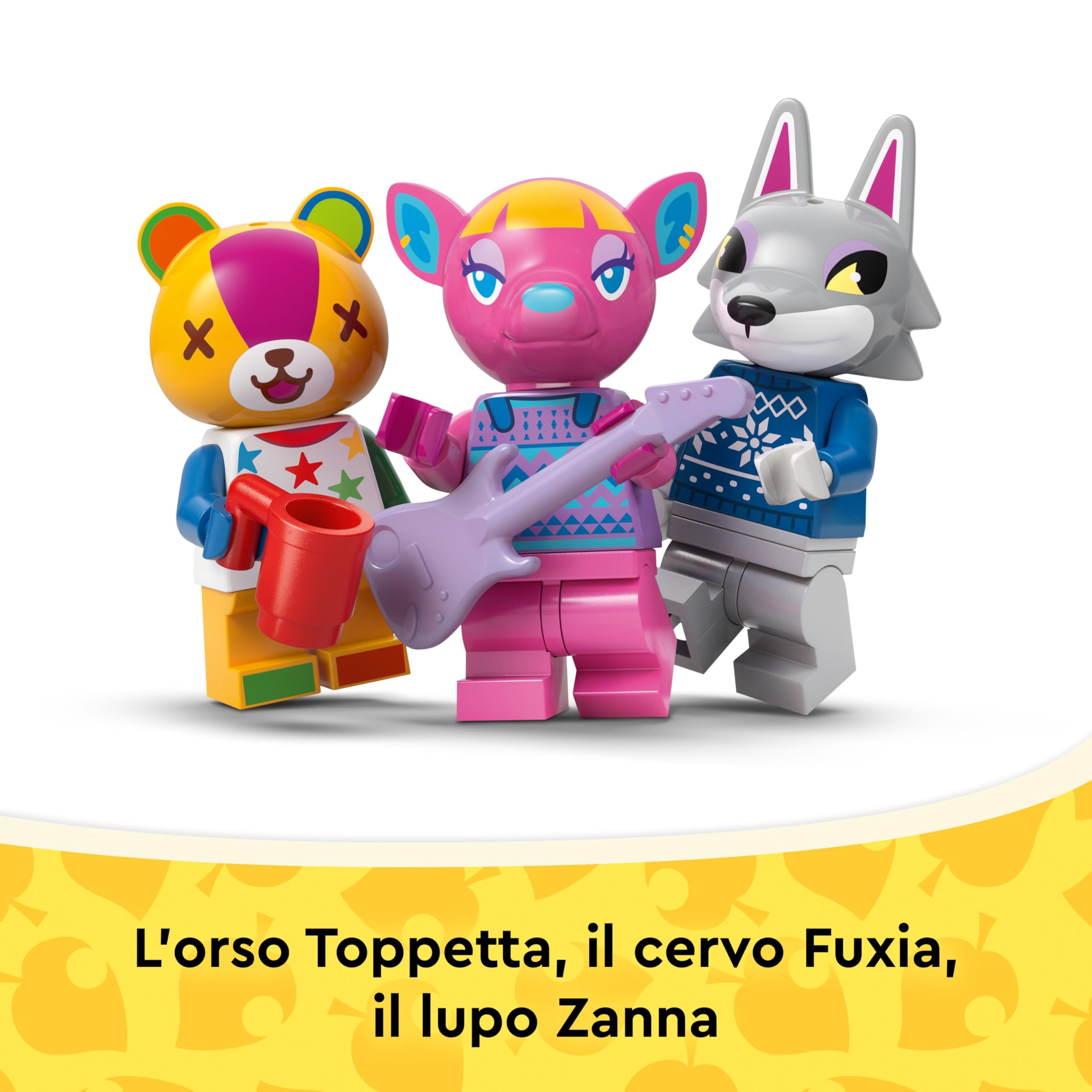 LEGO Animal Crossing Case Creative: le Quattro Stagioni - Giocattolo 2 in 1 con 2 Modelli di Case e le Minifigure di Toppetta, Fuxia e Zanna - Regalo per Gamer, Bambine e Bambini da 7 Anni - 77057
