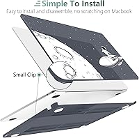 Vista 198 de TWOLSKOO for M4 MacBook Air 13.6 inch Case 2025-2022 Release M4 A3240 M3 A3113 M2 A2681, Plastic Hard Shell & Screen Protector & Keyboard Cover &
