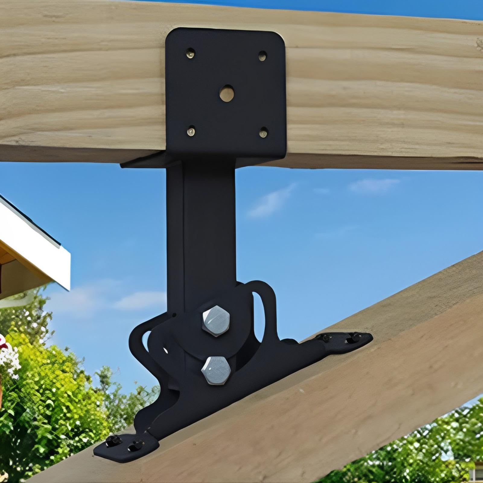 Staffe di montaggio per tende, staffe di supporto per travi in legno