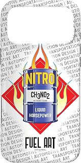 Nitro Top Fuel Drag Racing Barrel of Nitromethane CH3NO2 Case for iPhone 17 Pro Max