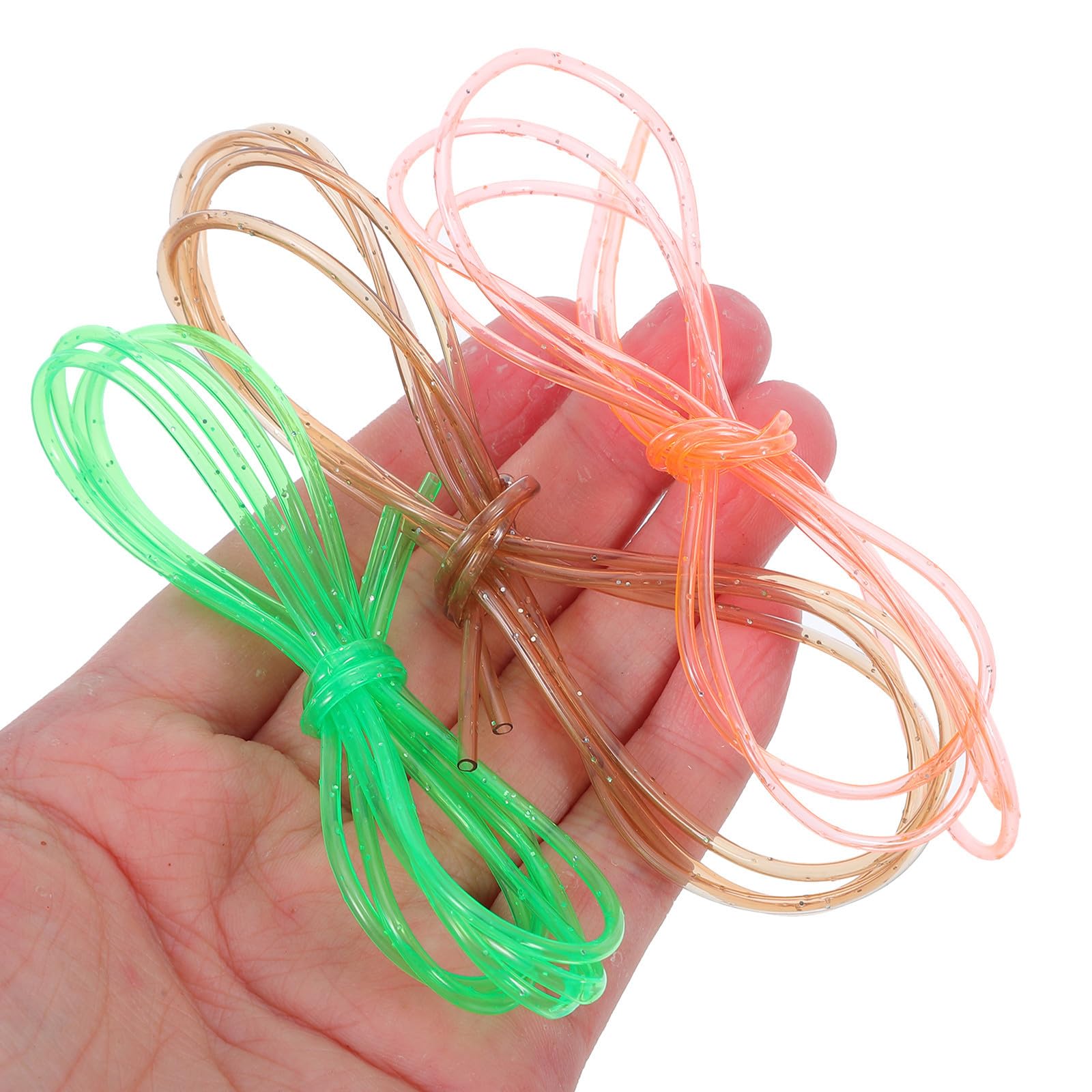 400 Piezas Cordón Pvc Transparente Brillantina