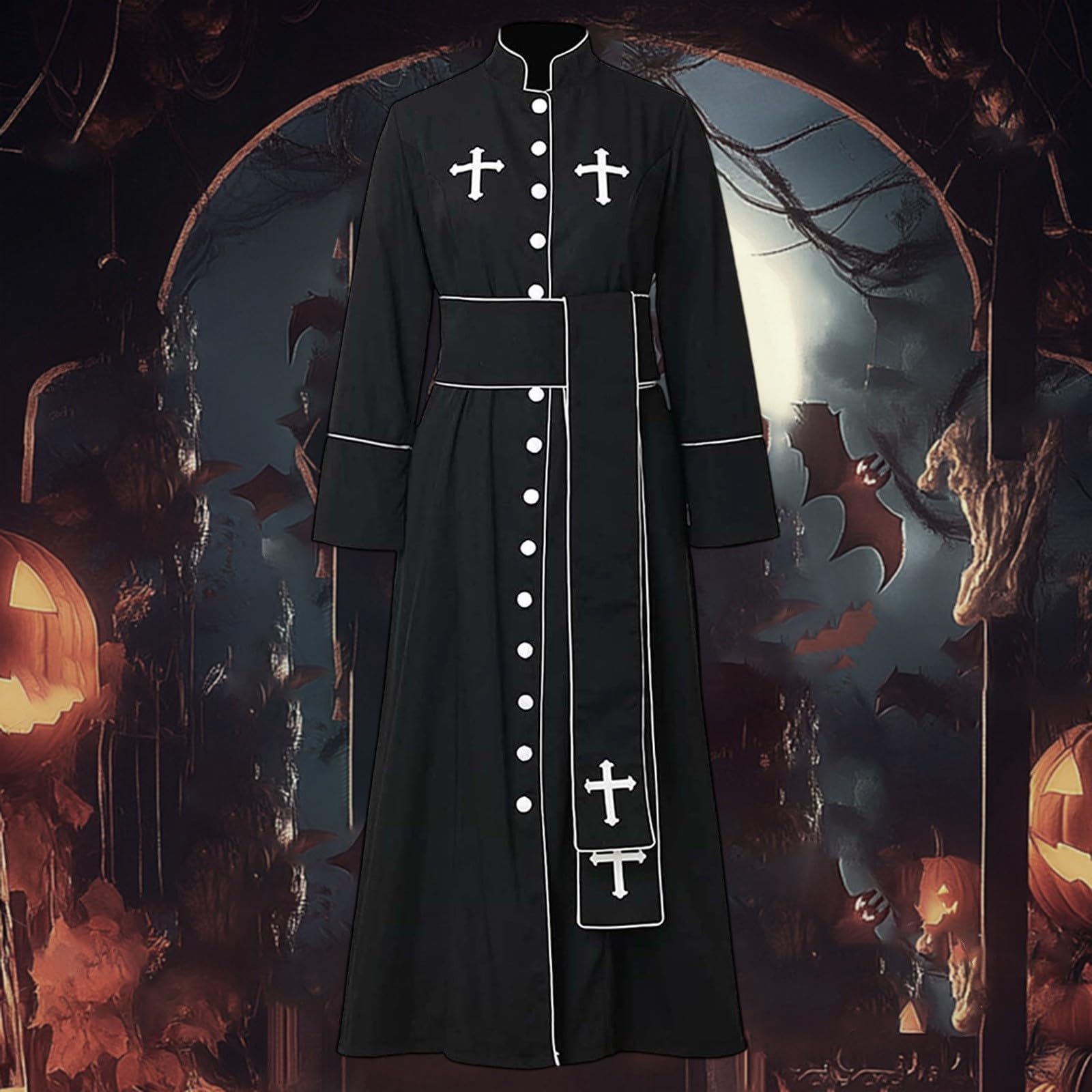 Générique Kostium Halloween dla dorosłych barokowy kostium karnawałowy wiktoriańska sukienka kobieta mężczyzna królowa król renesans gotycki wieczór A99