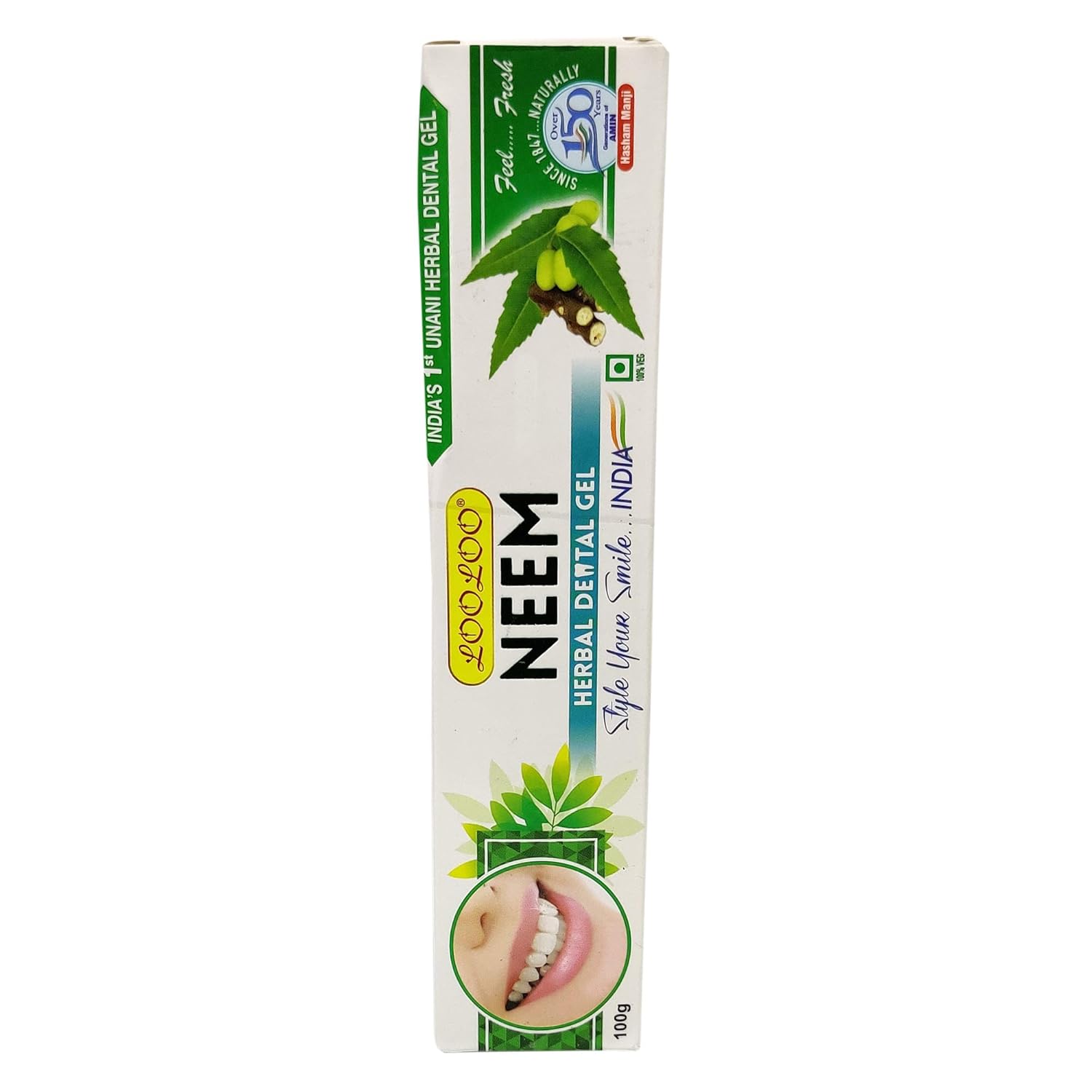 Ayush Looloo Neem Herbal Dental Gel, 100 gm., (Model KH031) Amazon.in Health & Personal Care