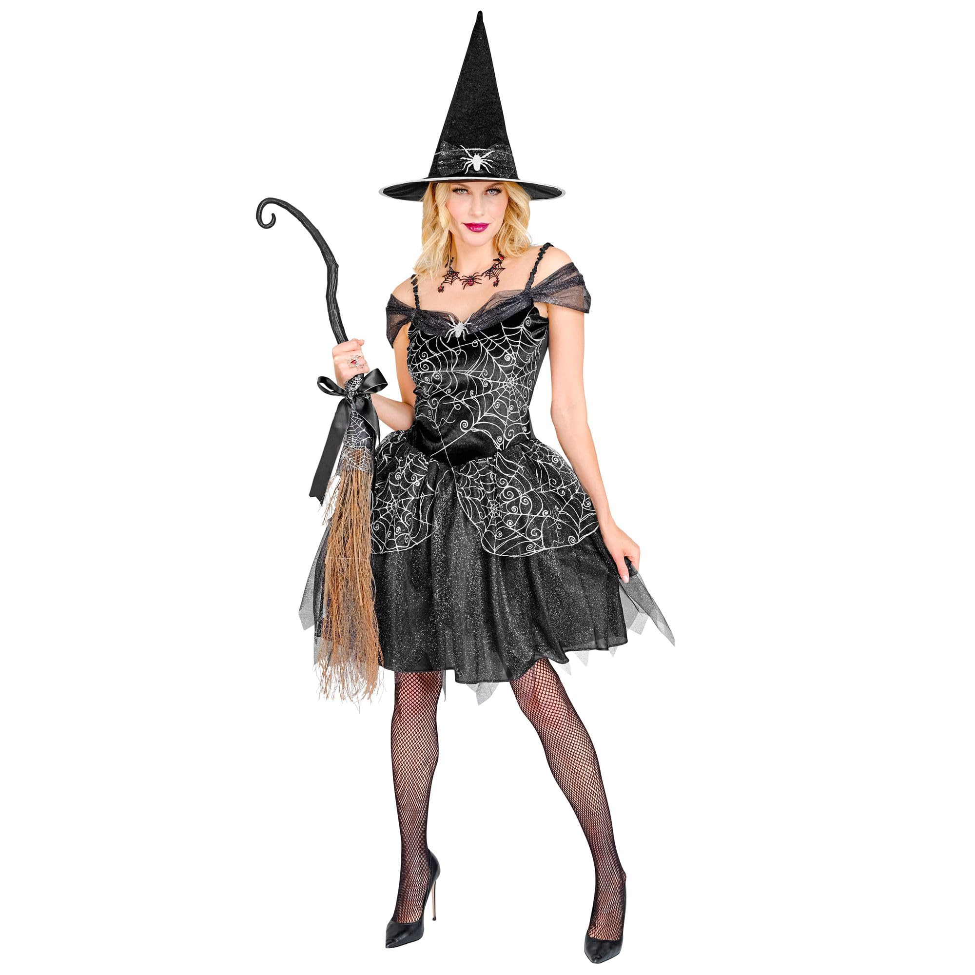 WIDMANN 08232 Costume Strega Nero M C/Ragnatele #0823