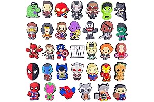 34 PCS Marvel Crocs Pins: Unlock a Universe of Superhero Charm