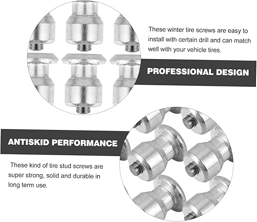 Miniatura 5 de Vaguelly 50 piezas de pernos de neumático atornillados clavos antideslizantes para neumáticos de automóvil, neumáticos de nieve, ruedas de