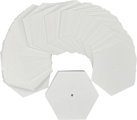 200pcs 2 Inch Paper Piecing Paper for Quilting DIY Patchwork Sewing Crafts,Quilting Templates for Quilting Accessories Crafting Tools,Hexagon Quilting Papers