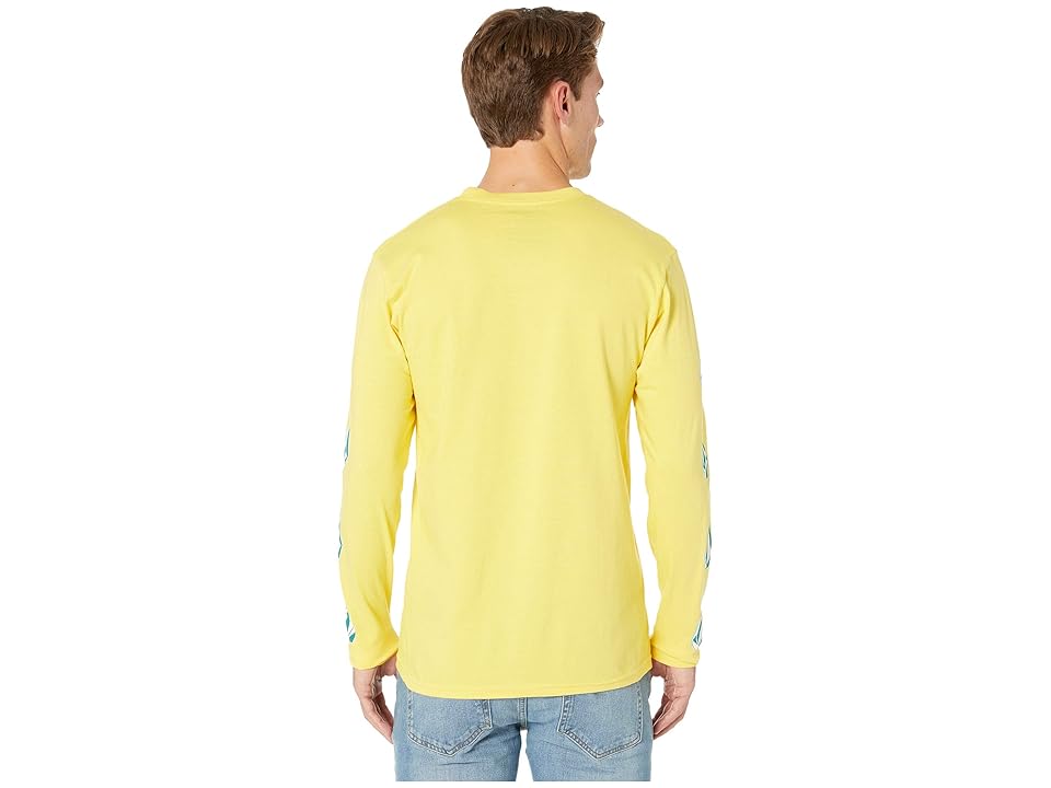 

Volcom Deadly Stones Long Sleeve Tee (True Yellow) Men's T Shirt