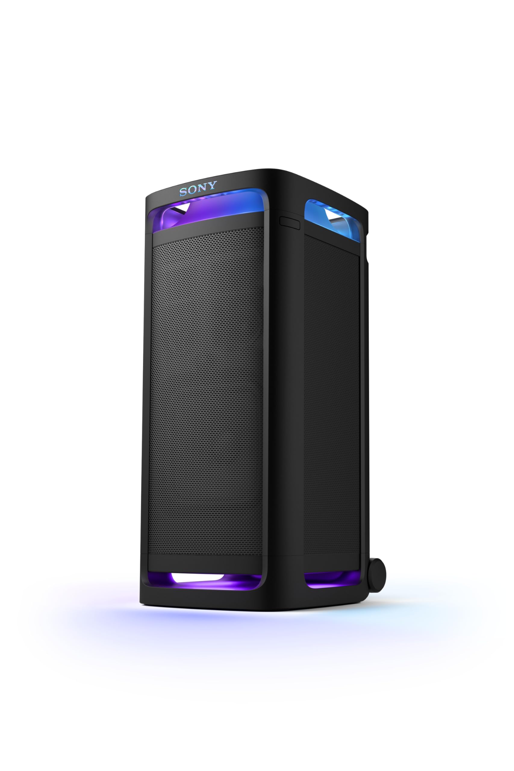 Sony ULT Tower 9AC - Enceinte Bluetooth Party Box Ultimate, Alimentation Secteur, 2 Modes ULT Power Sound, X-Balanced Speaker, 360° Lighting & Sound, entrées pour Karaoke - Noir