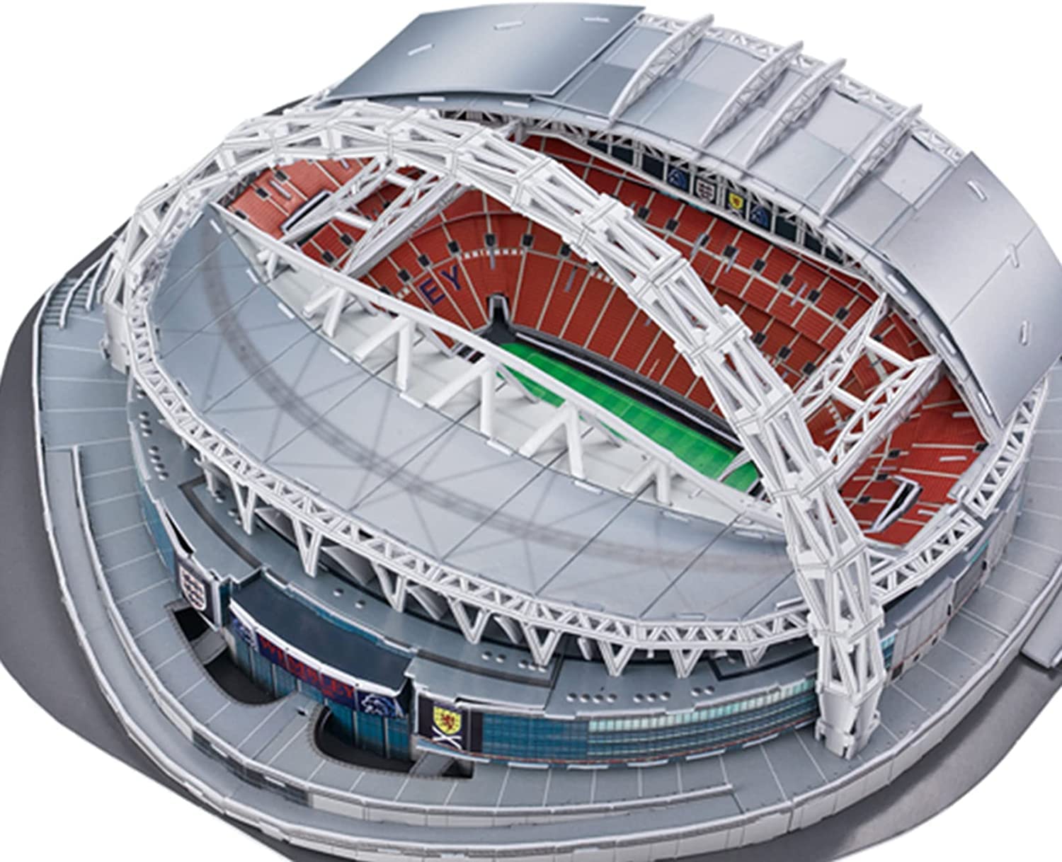 Wembley Stadium 3D Puzzle Building Toy Model Construction Set Multicolor