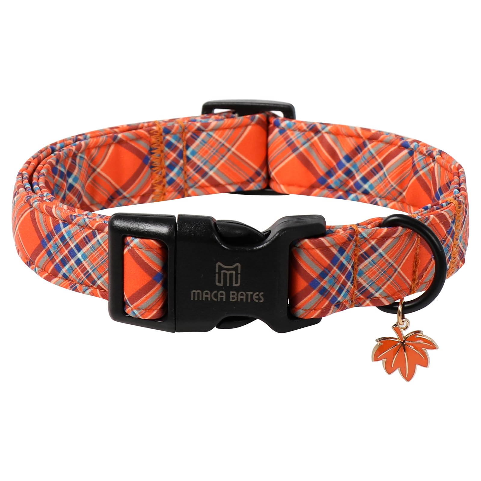 Collier de sécurité Maca Bates réglable pour petit chien bleu S