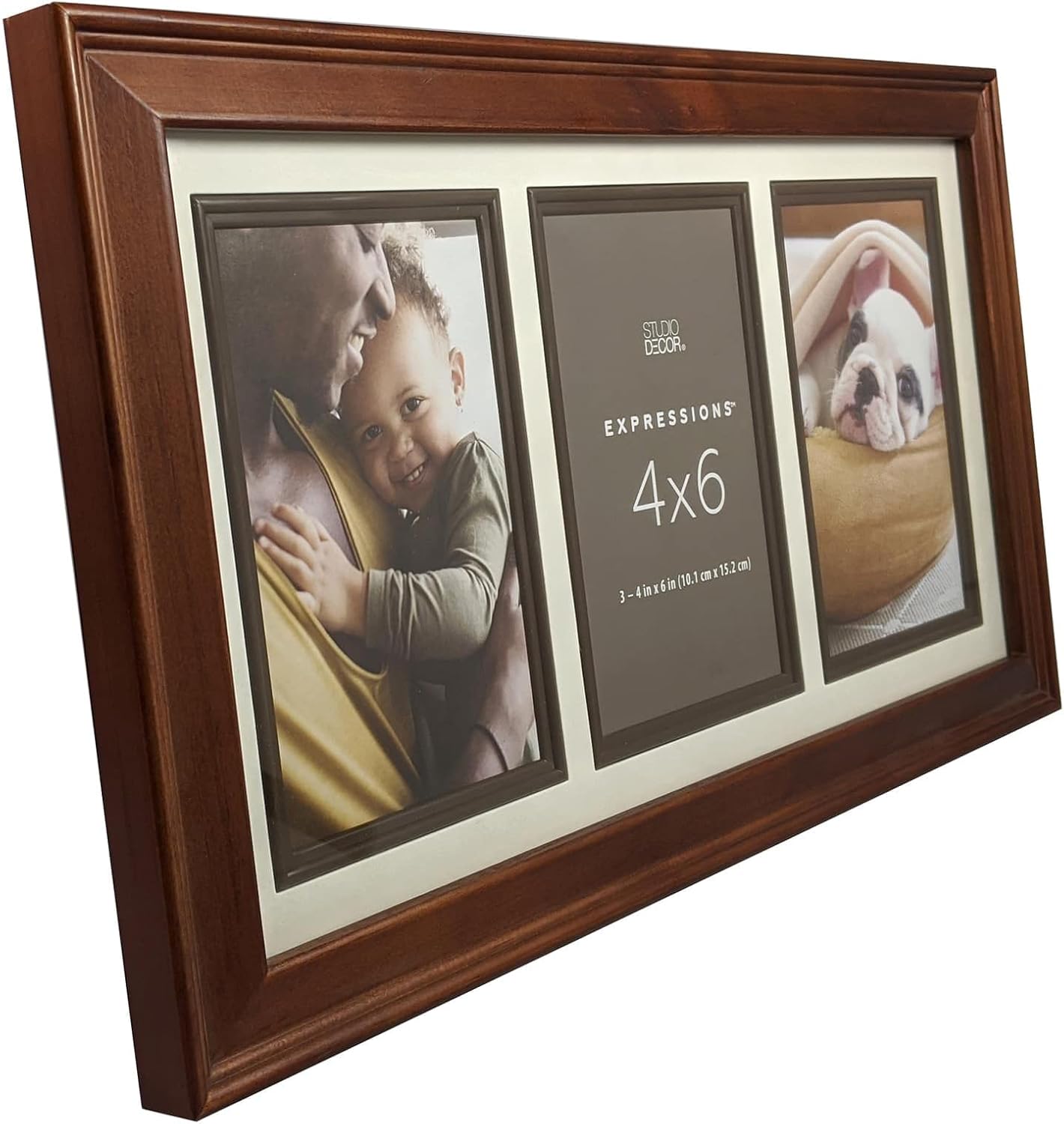 Studio Decor Expressions 3 Opening 4" x 6" Collage Frame