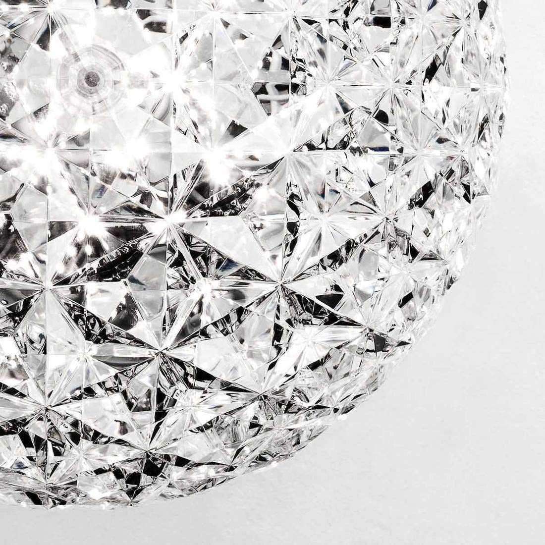 Kartell Planet Lampada a Sospensione 22 W, Cristallo