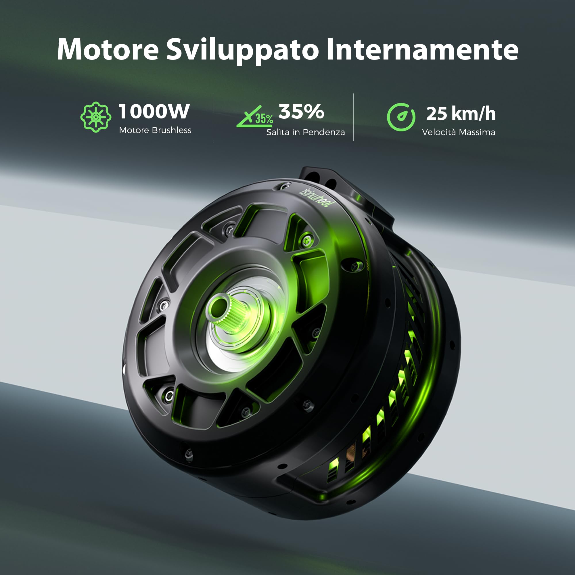 isinwheel S10MAX Monopattino Elettrico Adulti, Batteria 54,6V 15Ah, Autonomia Fino 60 km, Pneumatici Fuoristrada da 10", Doppia Sospensione a Braccio Oscillante, Display LED, APP, Pieghevole con Borsa