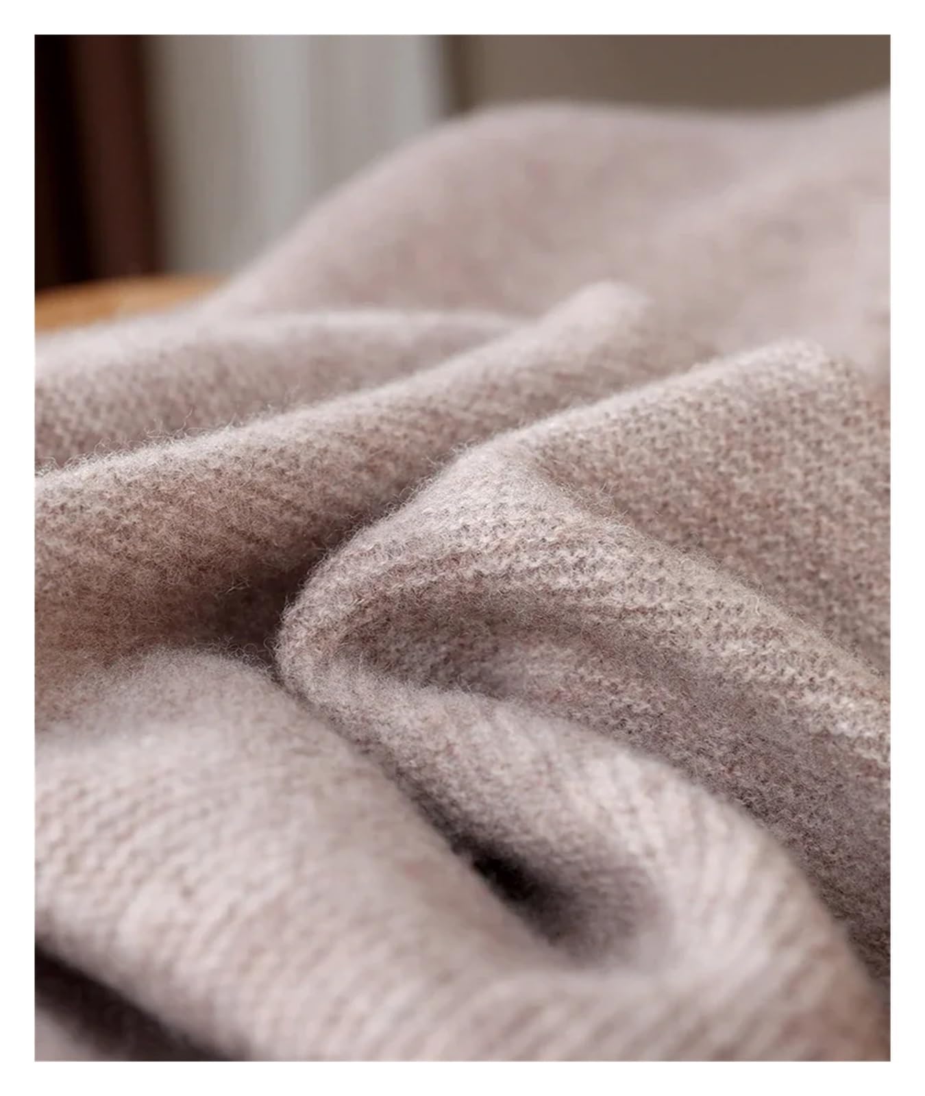 Scialle Lavorato a Maglia Poncho con Scialle Lavorato a Maglia in Lana Oversize Stile Vecchio Denaro Mantello da Donna Spesso Casual Morbido e Caldo Cappa Accogliente Cardigan Invernale(Red)