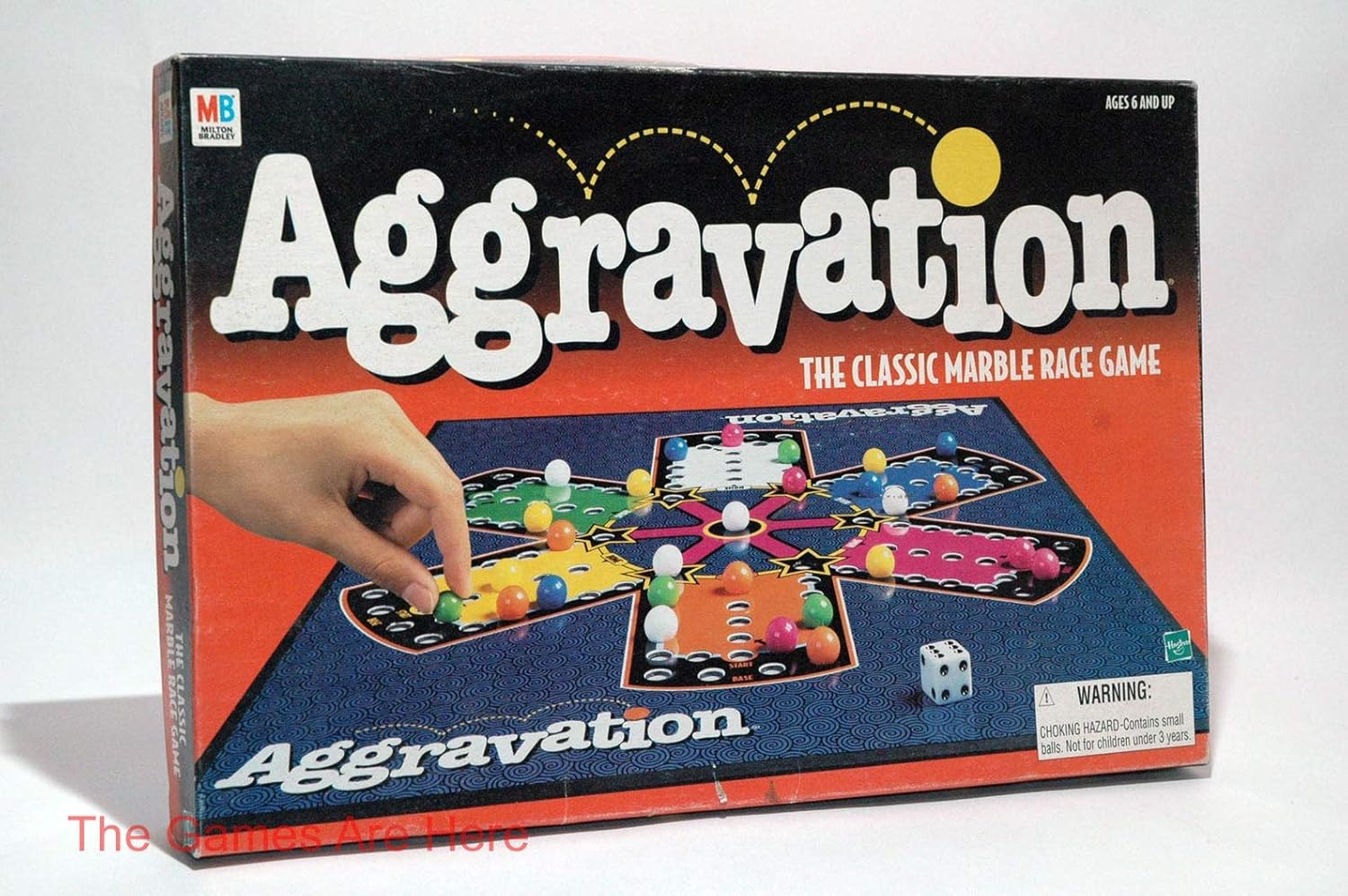 Lakeside 1999 Aggravation by Milton Bradley (Short Box, No White Boarder)