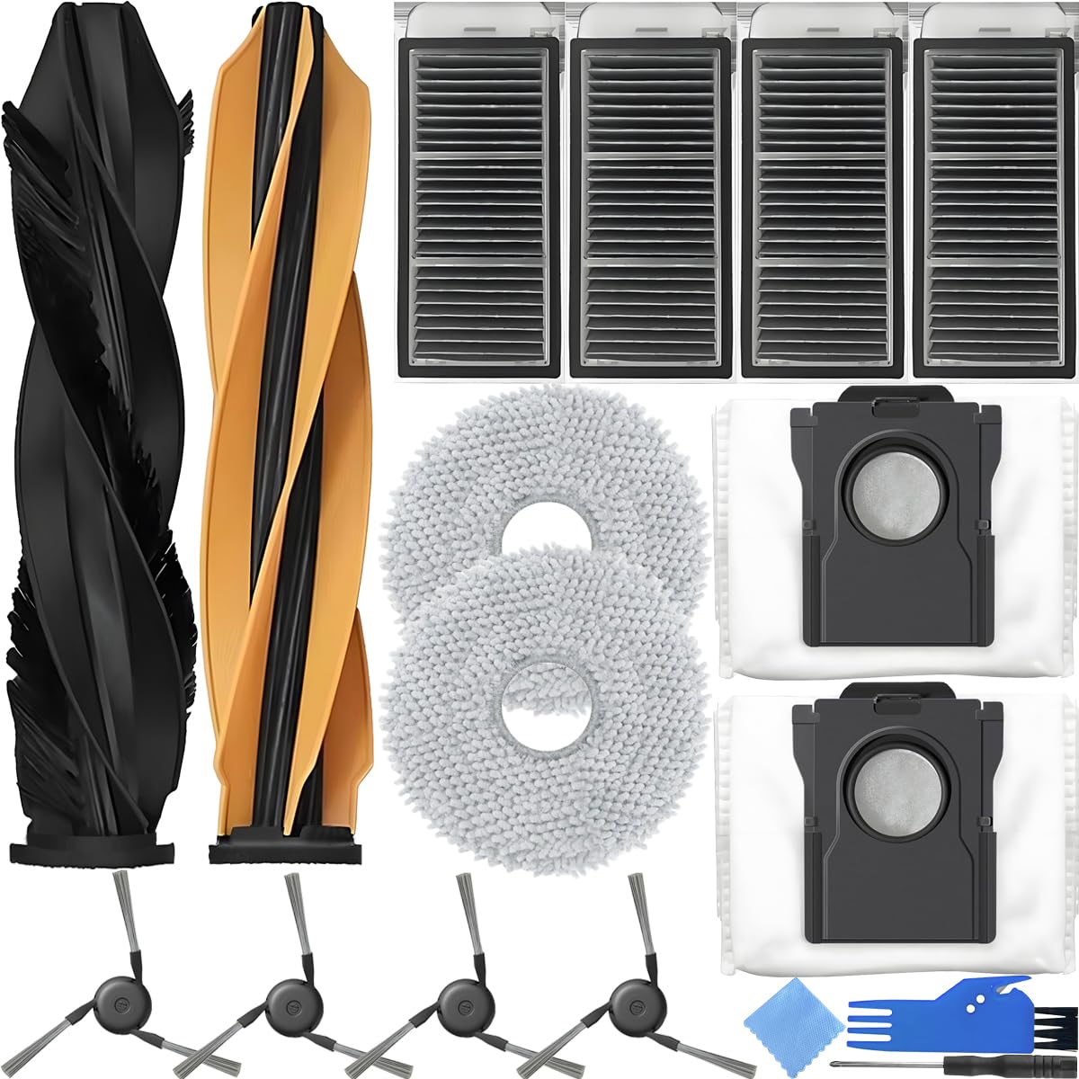 Brosses et filtres Dreame X50 Ultra pour sol impeccable