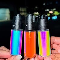 Vista 5 de Safely Spray de pimienta holográfico + llavero, probado en laboratorio, fórmula de máxima resistencia, tinte de marcado UV y bloqueo de seguridad