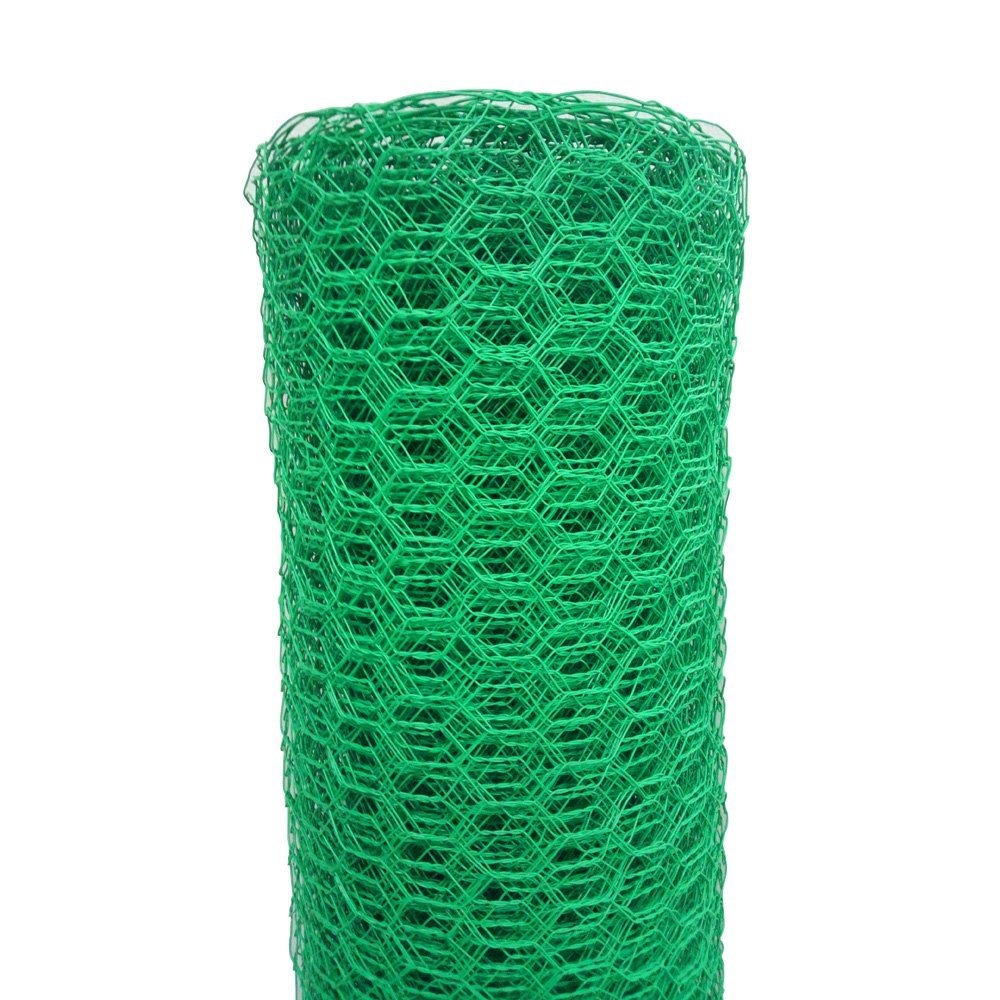 Amazon.co.jp: 吉田隆 ビニール亀甲金網 #20x26mm グリーン 910mmx30m