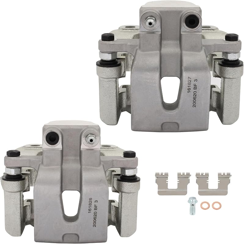Conjunto de pinças de freio a disco traseiras ECCPP para Chrysler 300, Dodge Challenger, Charger e Magnum – Par