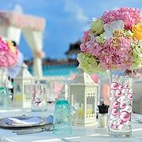 Vista 4 de 240 Piezas Perlas Flotantes SIN Agujero para Jarrones y 2300 PIEZAS para Flotar, Perlas Destacadas Relleno de Jarrón para Centros de Mesa, Cuentas