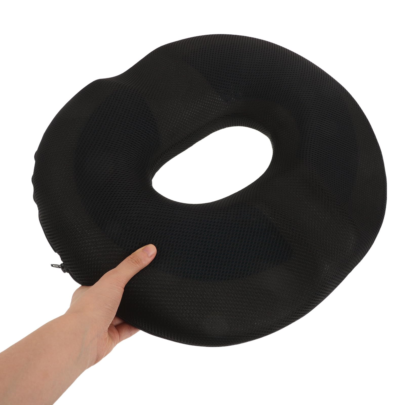 Operitacx Cuscino a ciambella con foro centrale per emorroidi, cuscino ortopedico in gel per seduta, ideale per coccige, sciatica, periodo post-parto, sollievo dopo interventi chirurgici.