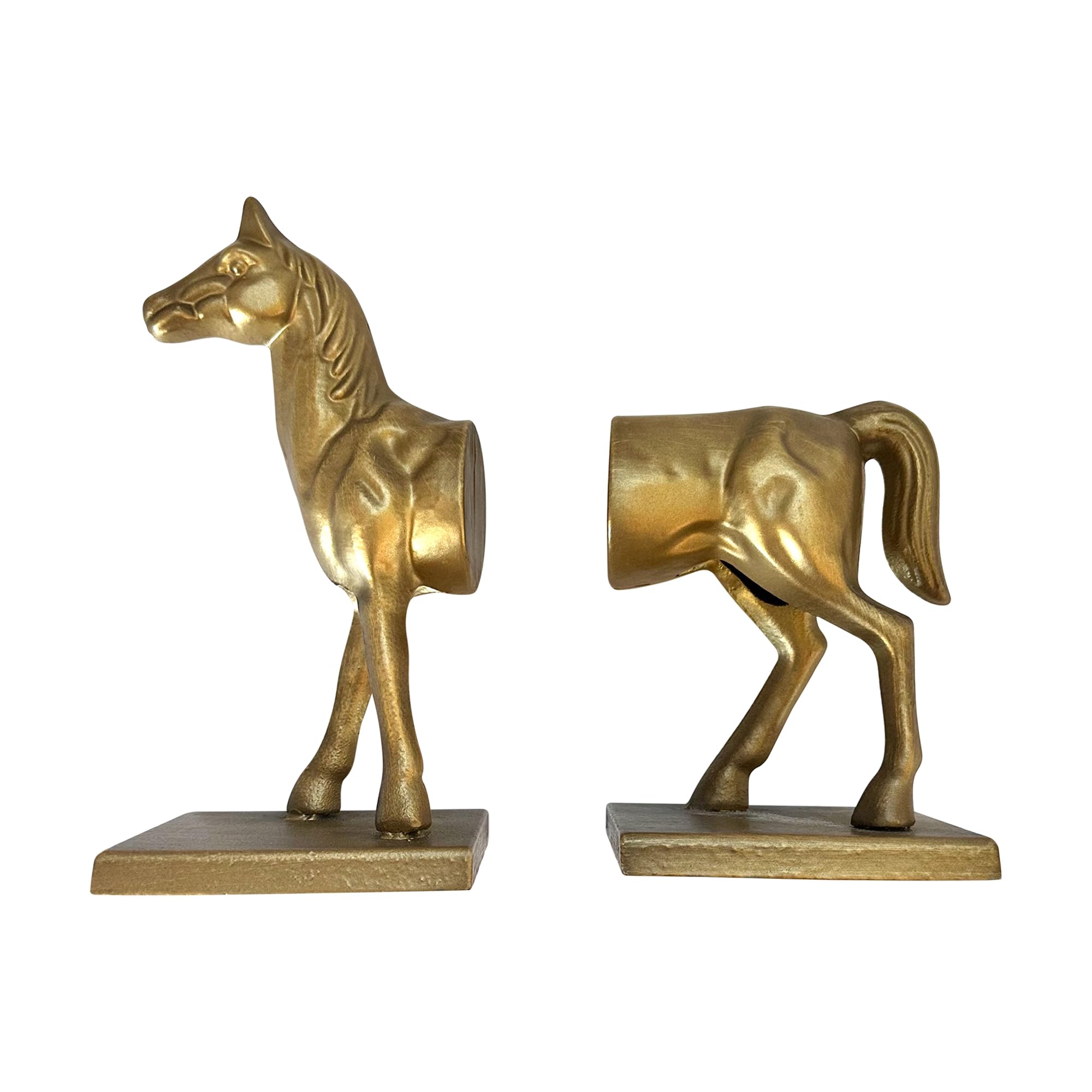 Amazon.com: Fox Run Horse Decorative Bookend Set, 100% Iron, 4.5