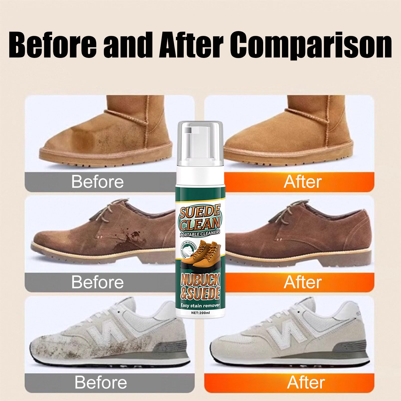 Suede Cleaner,Limpiador Zapatillas,Limpiador Ante con Cepillo,Limpiador Gamuza,Kit Limpieza para Gamuza,Limpieza Zapatos Nobuk,Kit Limpieza Zapatos,para Zapatos,Botas,Bolsos,Chaquetas