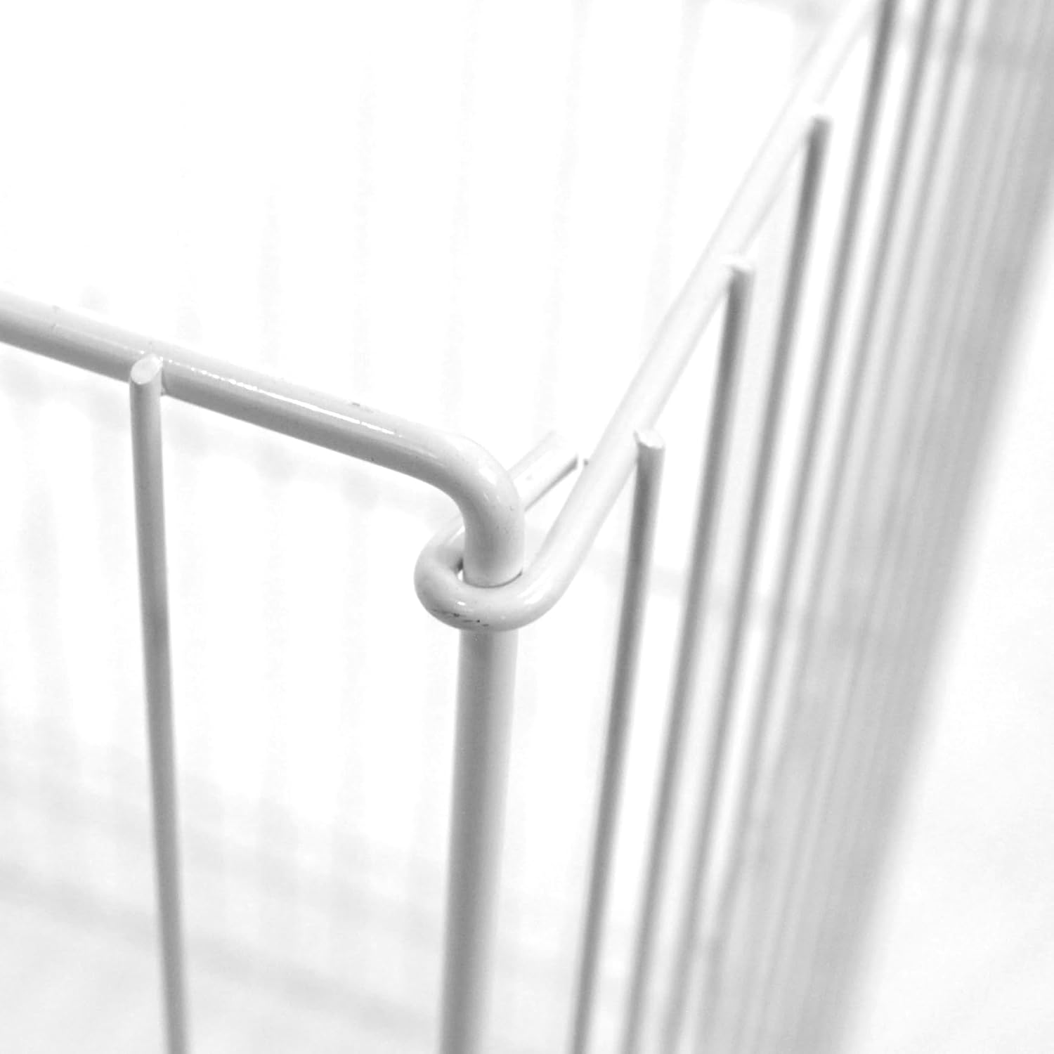 SSWBasics White Wire Dump Bin - 18" X 18" X 30"