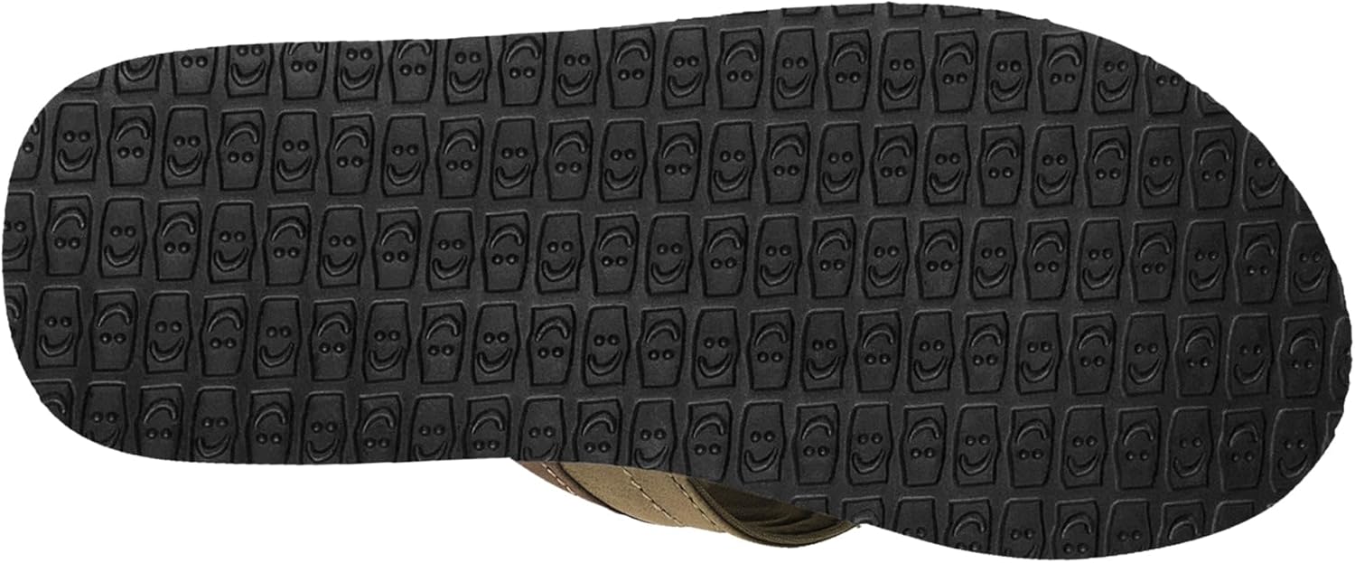 Sanuk Mens Ziggy ST | Flip Flops for Men | Mens Sandals | Beach Sandals | Water Friendly & Lightweight | Comfort Footbed - Image 5