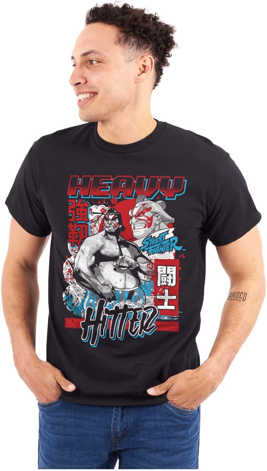 Street Fighter E Honda Heavy Hitter Graphic T Shirt Men or Women