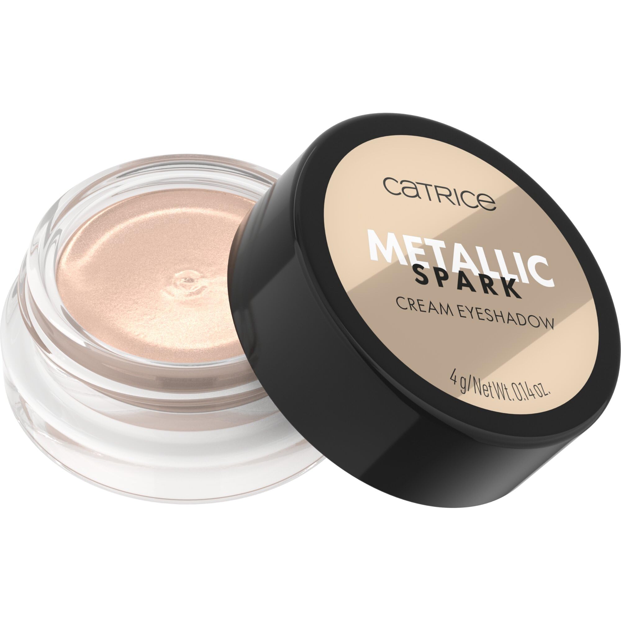 Catrice Metallic Spark Cream Eyeshadow + 010 Champagne Chic Produktbeschreibung