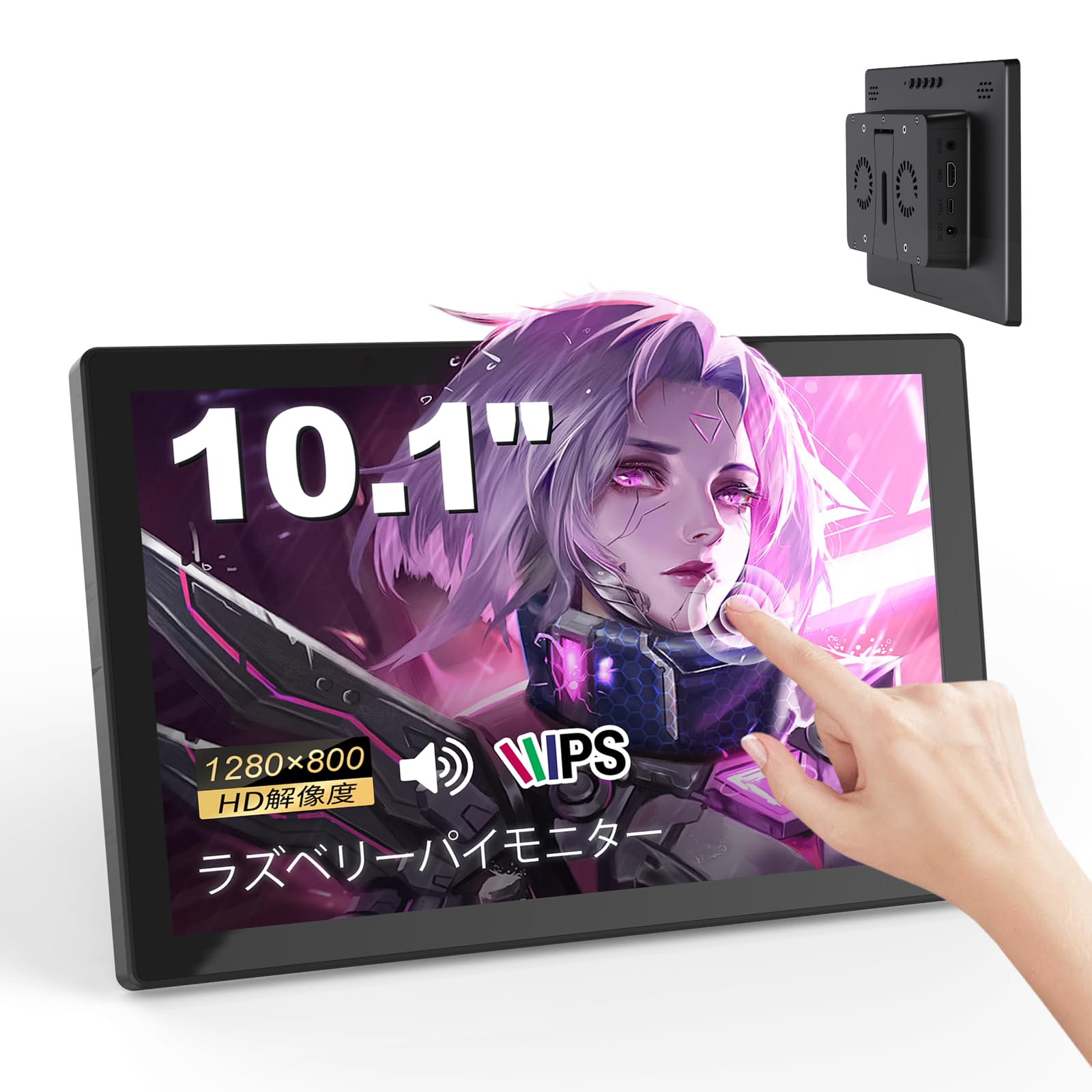 Amazon.co.jp: REENEW タッチ モニター10.1インチポータブルFHD