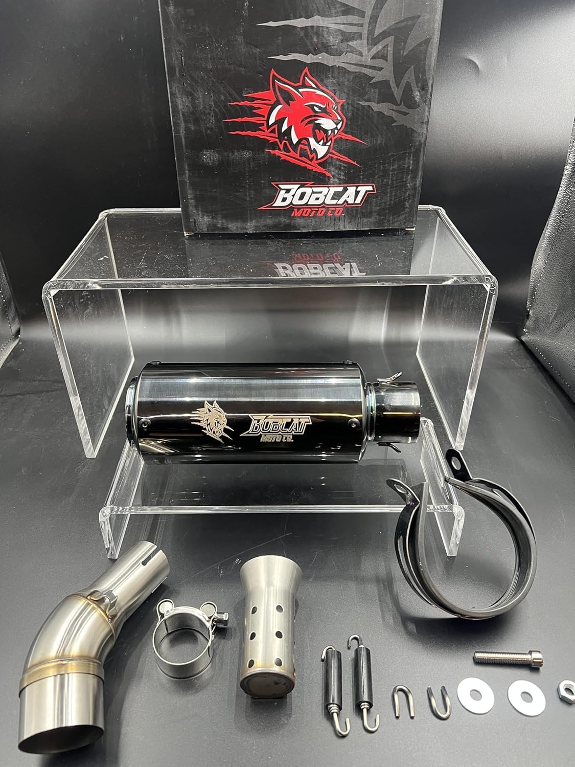 Exhaust Muffler Kit With Mid Pipe For YZF-R3 MT-03 2015-2025 Slip On