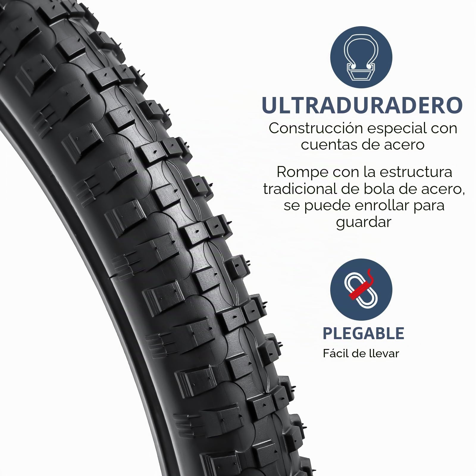 YunSCM 2Pcs Plegable 24 Pulgada Neumáticos 24x2.30 ETRTO 57-507 más 2Pcs 24 Pulgada Cámara de Aire AV32mm Valve Compatible Bike 24x2.30 24x2.35 Neumáticos and Cámara de Aire