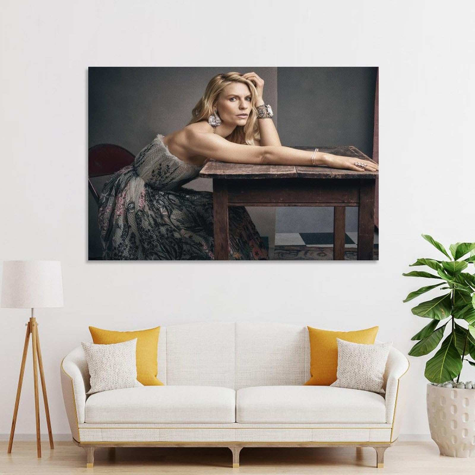 Amazon.co.jp: クレア・デインズ ポスター 1 キャンバス アート