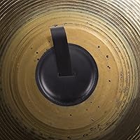 Vista 5 de 1 Unidades Symphony Cymbal Straps Cuero Platillo Cinturón para Instrumento Musical Accesorio (Negro)