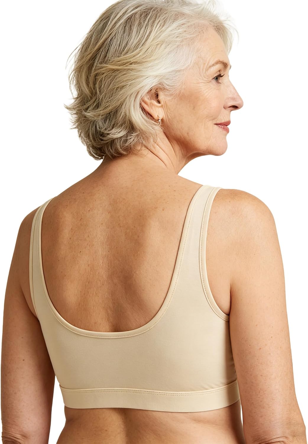 Adaptive Bra for Women Post Surgery Support Adjustable Straps Full Coverage Wirefree Bralette