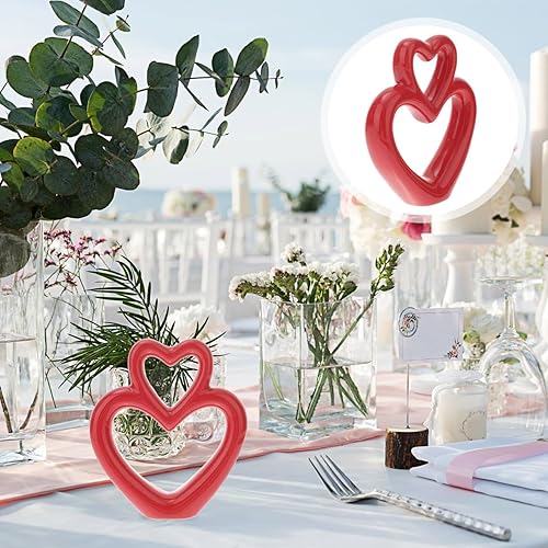 Miniatura 9 de Abaodam Decoración del hogar, decoración del hogar, oficina, estatua de corazón rojo, decoración de estatua de corazón, regalos de boda, regalo de