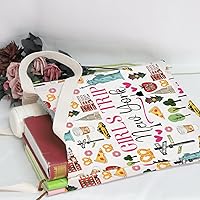 Vista 2 de POFULL Nueva York Vacaciones Regalo Viaje Nueva York Cremallera bolsa Viaje Cosméticos Bolsa, Bolso tote de viaje para niñas Nueva York