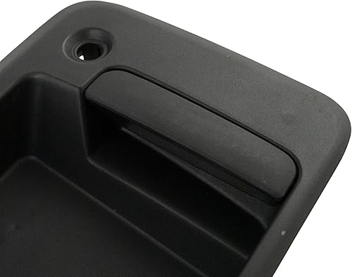 Miniatura 415 de TRQ Manija de la puerta exterior trasera izquierda del lado del conductor negra compatible con Honda Civic 2001-2005