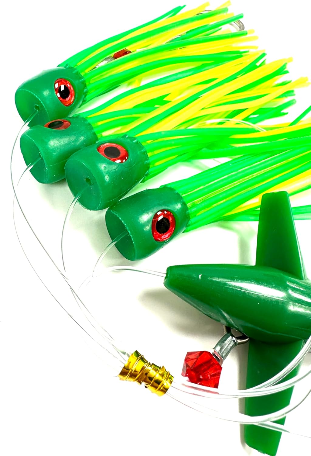 Lobo Lures #245 6" Tuna Tangler Soft Head Daisy Chain Mahi-Mahi, Sailfish, Tuna Trolling Lure