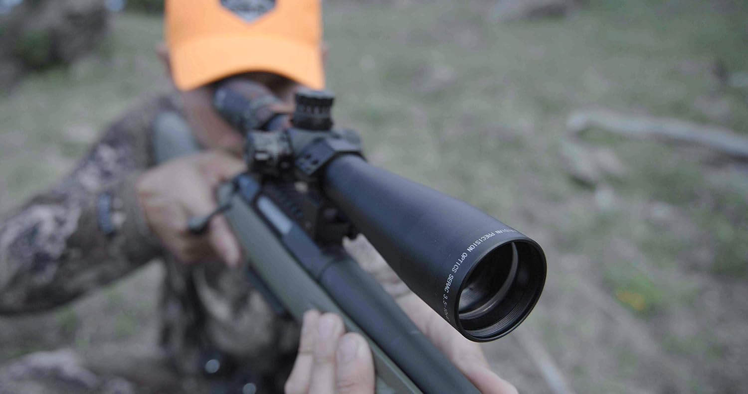 Viridian Serac Rifle Scope   Adjustable Parallax Focus Scopes with  3.5 10x40 SFP Mildot Reticle, Side Focus 30mm Tube Photo