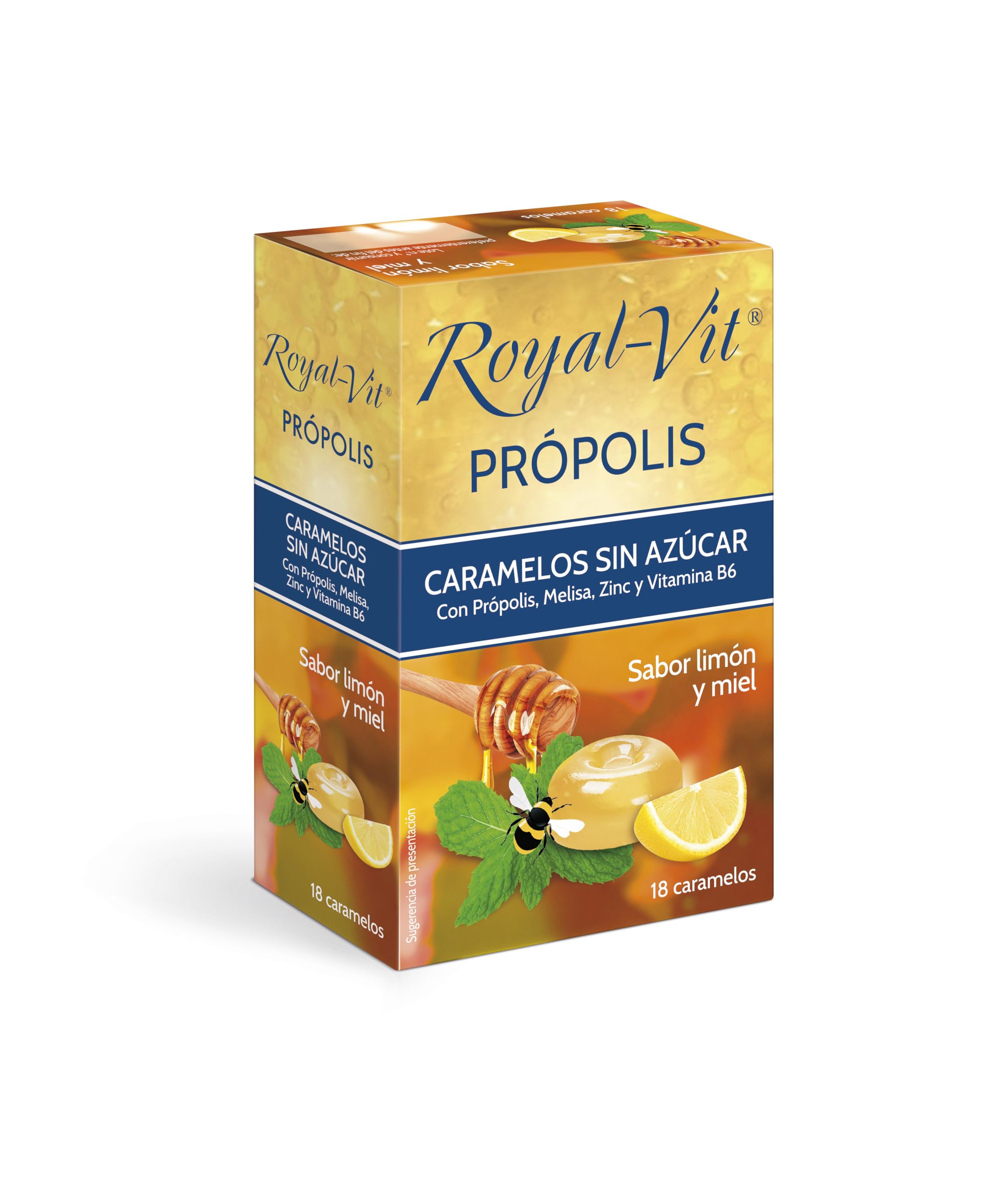 ROYAL VIT Caramelos Própolis sabor Limón y Miel