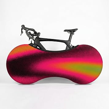 Bike Wheel Cover, Indoor Storage Bike Cover for Road Bikes RED