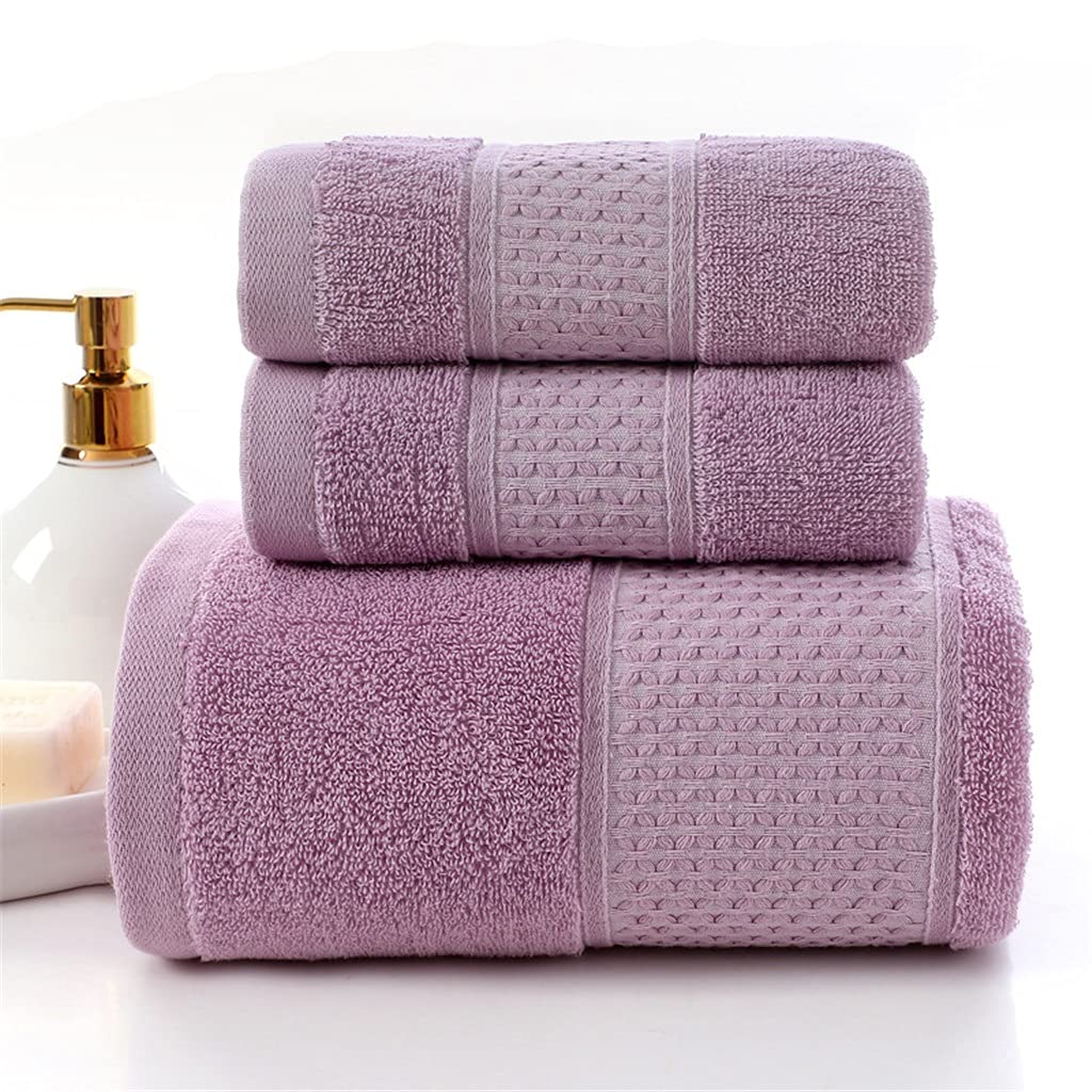 100 Cotton Bathroom Towel Sets Soft Highly Absorbent Shower Towel Large Beach Towel Green Color B Size 3