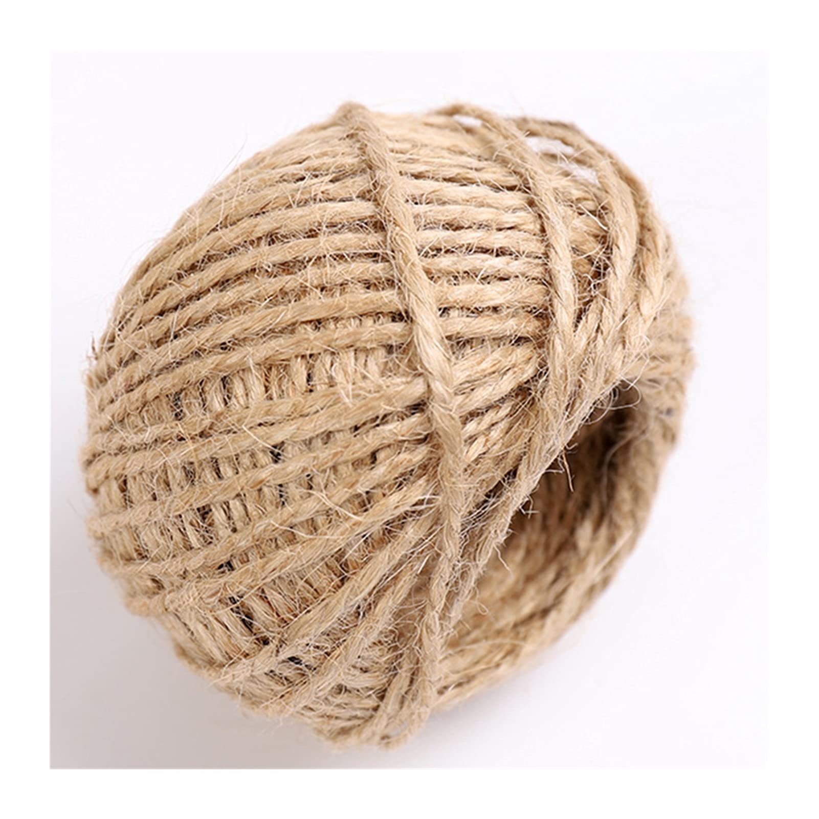 Spago naturale di iuta, Corda di canapa con spago iuta da 30 m/rotolo for l'imballaggio dei regali